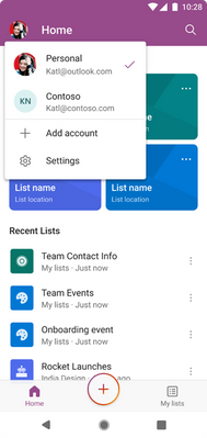 MSA account is coming to our Lists mobile apps!